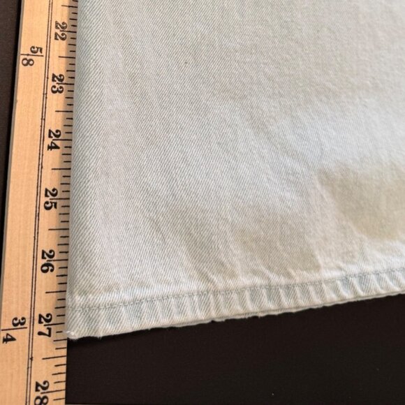 ASOS Denim Light Wash Wide-Leg Jeans With Button Fly UK 36/32 NWT - Picture 7 of 8